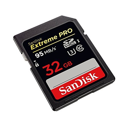 SanDisk Extreme PRO 32GB UHS-I/U3 SDHC Flash Memory Card with up to 95MB/s- SDSDXPA-032G-AFFP