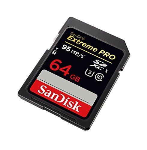 SanDisk Extreme PRO 64GB SDXC Flash Memory Card with up to 95MB/s (SDSDXPA-064G-AFFP)