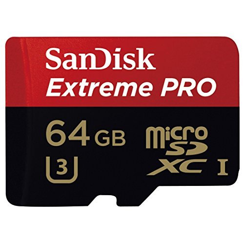 SanDisk Extreme PRO 64GB UHS-I/U3 Micro SDXC Memory Card Speeds Up To 95MB/s With 4K Ultra HD Ready-SDSDQXP-064G-G46A