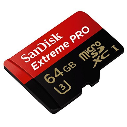 SanDisk Extreme PRO 64GB UHS-I/U3 Micro SDXC Memory Card Speeds Up To 95MB/s With 4K Ultra HD Ready-SDSDQXP-064G-G46A