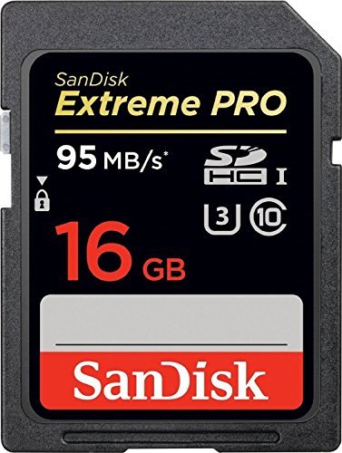 SanDisk Extreme Pro 16GB SDHC UHS-I Card (SDSDXPA-016G-X46)