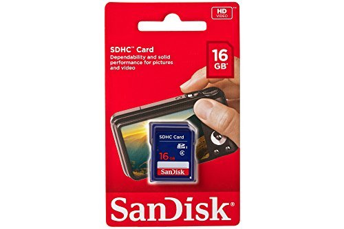 SanDisk Flash 16 GB SDHC Flash Memory Card SDSDB-016G (Label May Change)