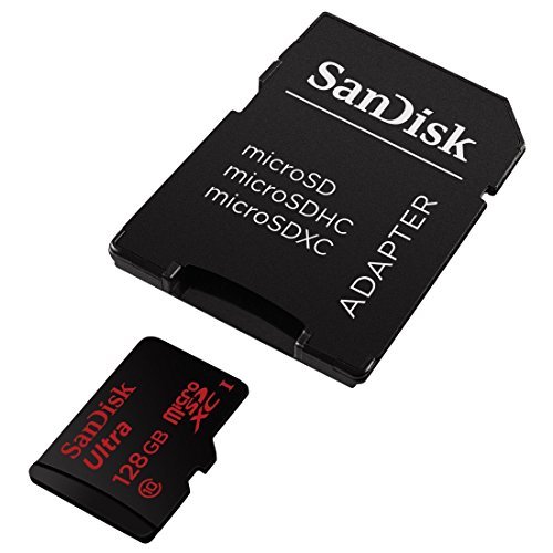 SanDisk Ultra 128GB UHS-I/Class 10 Micro SDXC Memory Card With Adapter- SDSDQUAN-128G-G4A [Old Version]