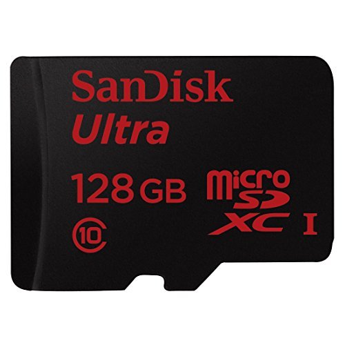 SanDisk Ultra 128GB UHS-I/Class 10 Micro SDXC Memory Card With Adapter- SDSDQUAN-128G-G4A [Old Version]