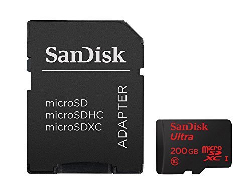 SanDisk Ultra 200GB Micro SDXC Memory Card (SDSDQUAN-200G-G4A)