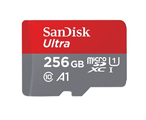 SanDisk Ultra 256GB microSDXC UHS-I card with Adapter - SDSQUAR-256G-GN6MA