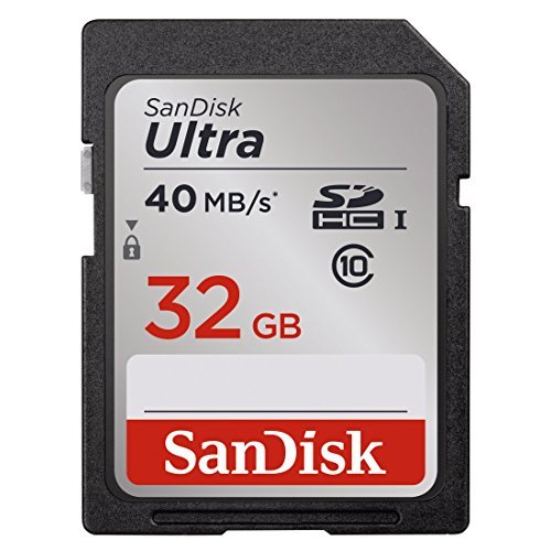 SanDisk Ultra 32GB Class 10 SDHC Memory Card Up to 40MB/s- SDSDUN-032G-G46 [Older Version]