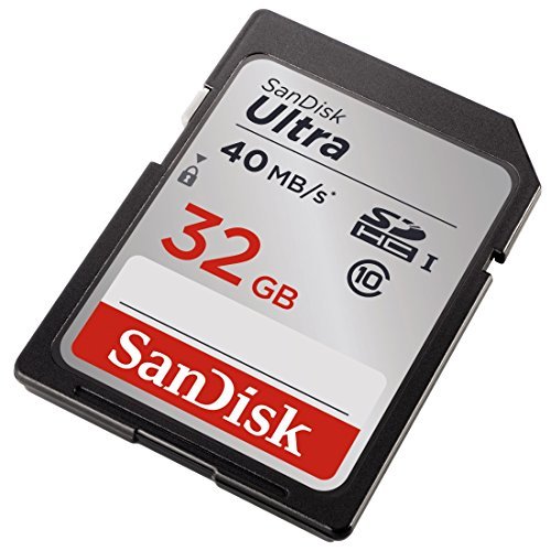 SanDisk Ultra 32GB Class 10 SDHC Memory Card Up to 40MB/s- SDSDUN-032G-G46 [Older Version]