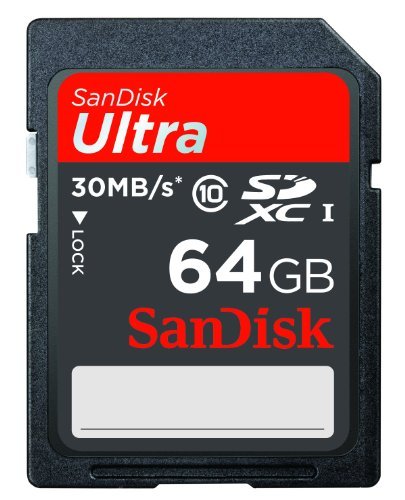 SanDisk Ultra 64GB SDXC Class 10/UHS-1 Flash Memory Card Speed Up To 30MB/s- SDSDU-064G-U46 (Label May Change) [Old Version]