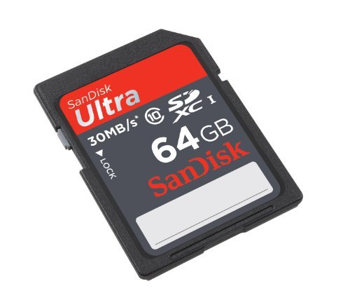 SanDisk Ultra 64GB SDXC Class 10/UHS-1 Flash Memory Card Speed Up To 30MB/s- SDSDU-064G-U46 (Label May Change) [Old Version]