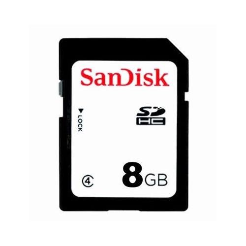 Sandisk 8GB Secure Digital SD HC Memory Card (SDSDB-8096, BULK, No Reader)