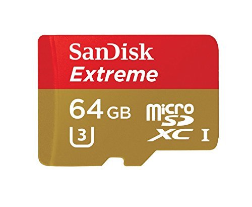 Sandisk Extreme MICROSDXC 64GB 90MB/S Flash Memory Card (SDSQXNE-064G-AN6MA)