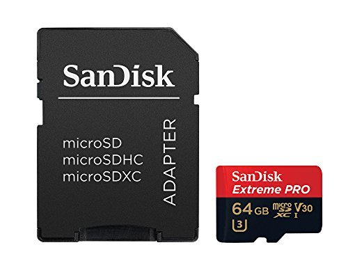 Sandisk Extreme Pro 64 GB Class 10 UHS-I 95 Mbps Read U3 V30 Micro SD Memory Card - SDSQXXG-064G