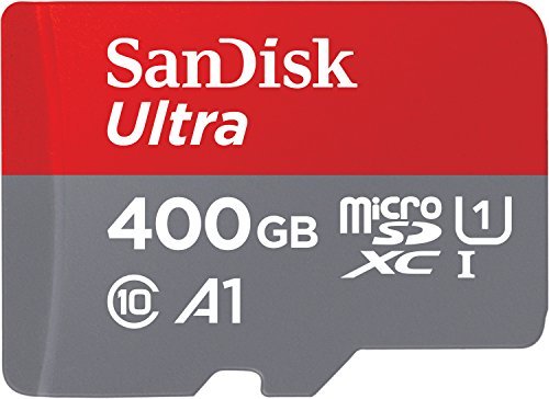 Sandisk Ultra 400GB Micro SDXC UHS-I Card with Adapter - SDSQUAR-400G-GN6MA