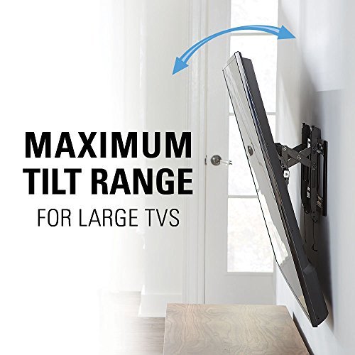 Sanus Advanced Tilt Premium TV Wall Mount Bracket for 46” – 90” flat-panel TVs - Extends 5.7" from the Wall - VLT6-B1