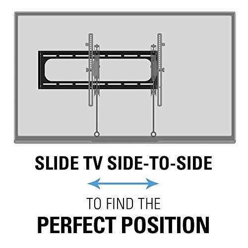 Sanus Advanced Tilt Premium TV Wall Mount Bracket for 46” – 90” flat-panel TVs - Extends 5.7" from the Wall - VLT6-B1