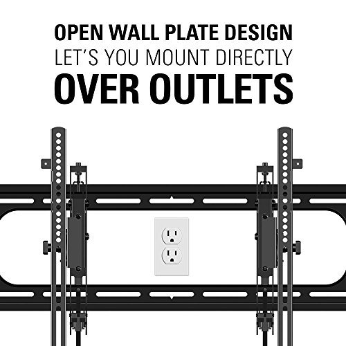 Sanus Advanced Tilt Premium TV Wall Mount Bracket for 46” – 90” flat-panel TVs - Extends 5.7" from the Wall - VLT6-B1