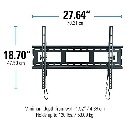 Sanus Low Profile Tilt Wall Mount for 37-80-Inch TV and Monitor