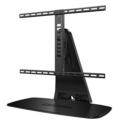 Sanus Swivel TV Base Mount for 32”-60" TVs - Designed to be Sonos PLAYBASE Compatible & Features 40º of Swivel, 8” of Height Adjust, & Improved TV Stability - WSTV1-B1