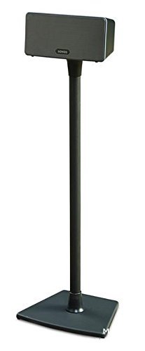 Sanus Wireless Speaker Stand Designed for SONOS PLAY 1 and PLAY 3 Speakers - Pair (Black) - WSS2-B1