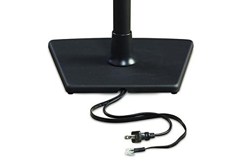 Sanus Wireless Speaker Stand Designed for SONOS PLAY 1 and PLAY 3 Speakers - Pair (Black) - WSS2-B1