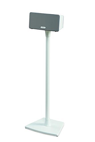 Sanus Wireless Speaker Stands Designed for SONOS PLAY 1 and PLAY 3 Speakers - Pair (White) - WSS2-W1