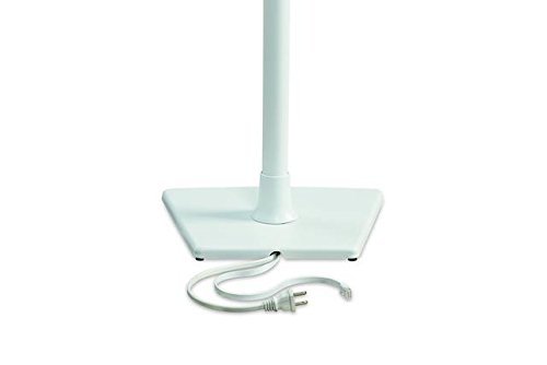 Sanus Wireless Speaker Stands Designed for SONOS PLAY 1 and PLAY 3 Speakers - Pair (White) - WSS2-W1