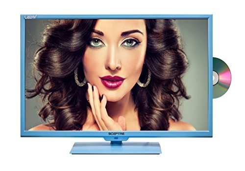 Sceptre 32\" 720p 60Hz Class LED HDTV with Built-In DVD Player, Blue