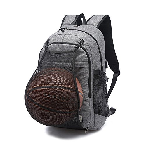 School Sports Laptop Backpack 17" HiQuaty Travel Bags with a USB Charging Port