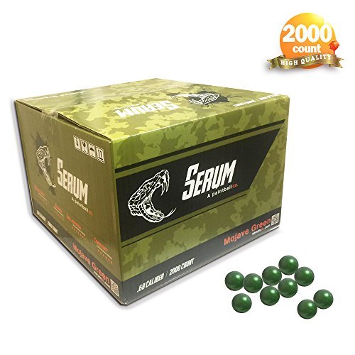 Serum 2000CT .68 Calibre Caliber splash paint paintball balls toy games sport