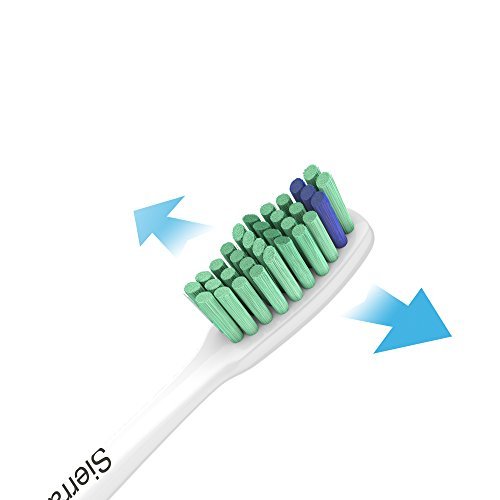 Sierra Clean Premium Standard Size Replacement Toothbrush Heads for Philips Sonicare e-Series HX7022, 2 pack, fits Sonicare Advance, CleanCare, Elite, Essence and Xtreme Philips Brush...