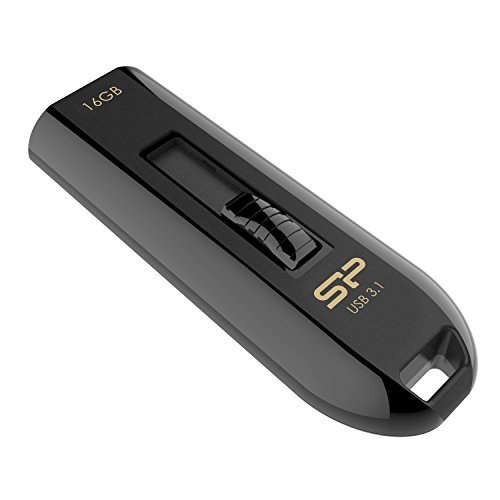 Silicon Power 16GB Flash Drive Blaze B21 USB3.0/3.1G1 High Performance black (SP016GBUF3B21V1K)