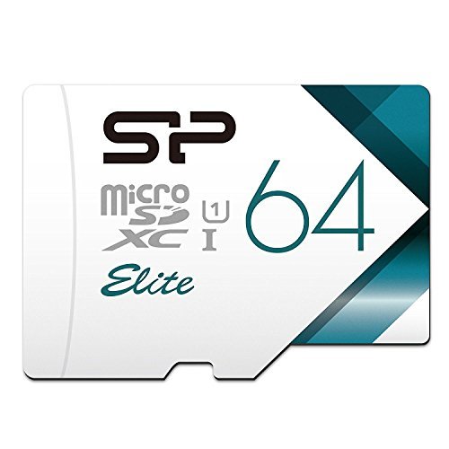 Silicon Power 64GB MicroSDXC UHS-1 Memory Card Limited Edition- with Adapter (SP064GBSTXBU1V20BS)