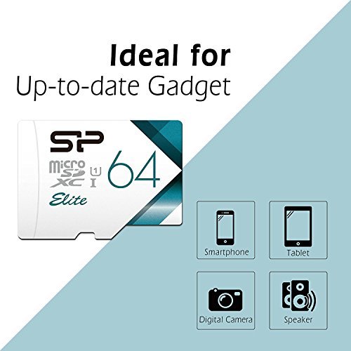 Silicon Power 64GB MicroSDXC UHS-1 Memory Card Limited Edition- with Adapter (SP064GBSTXBU1V20BS)