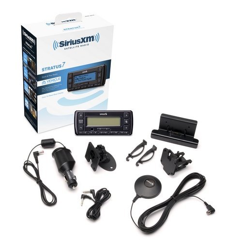 SiriusXM-SSV7V1 Stratus 7 Satellite Radio with Vehicle Kit- Black