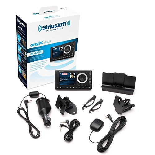 SiriusXM SXPL1V1 Onyx Plus Satellite Radio Receiver with Vehicle Kit