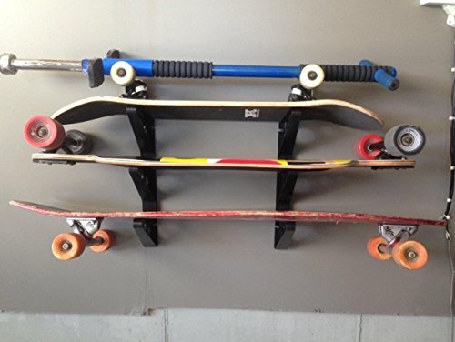 Skateboard Rack - 3 Boards - StoreYourBoard