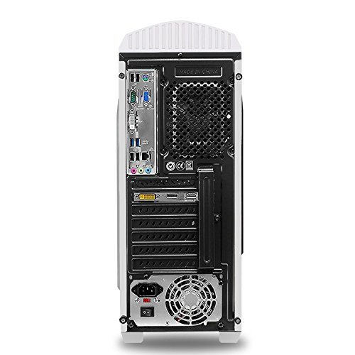 SkyTech ArchAngel GTX 1050 Ti Gaming Computer Desktop PC FX-6300 3.50 GHz 6-Core, GTX 1050 Ti 4GB, 8GB DDR3, 1TB HDD, 24X DVD, Wi-Fi USB, Windows 10 Pro 64-bit, White (GTX 1050 Ti Version)