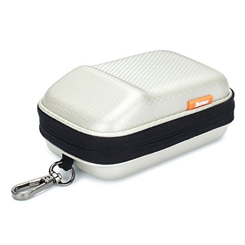 Sliver-white Hard Shock Resistant Compact Digital Camera Case For CANON PowerShot SX720 HS G9 X Nikon COOLPIX A900 W100 Panasonic Lumix DMC TZ80 TZ90 SONY Cyber-Shot DSC WX500 HX90 HX80 RX100