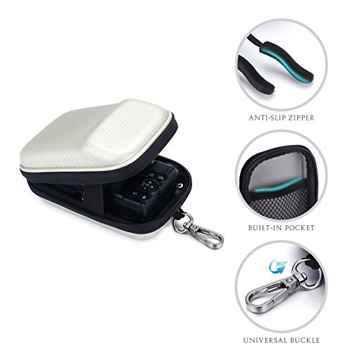 Sliver-white Hard Shock Resistant Compact Digital Camera Case For CANON PowerShot SX720 HS G9 X Nikon COOLPIX A900 W100 Panasonic Lumix DMC TZ80 TZ90 SONY Cyber-Shot DSC WX500 HX90 HX80 RX100