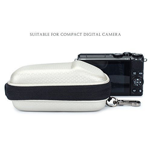 Sliver-white Hard Shock Resistant Compact Digital Camera Case For CANON PowerShot SX720 HS G9 X Nikon COOLPIX A900 W100 Panasonic Lumix DMC TZ80 TZ90 SONY Cyber-Shot DSC WX500 HX90 HX80 RX100