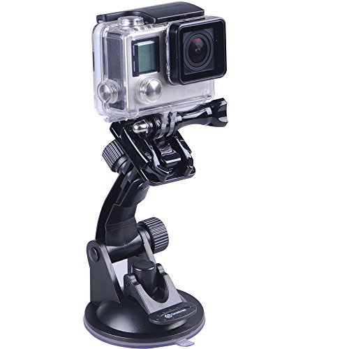 Smatree Suction Cup Mount for GoPro Hero 6/5/4/3+/3/2/1/Session