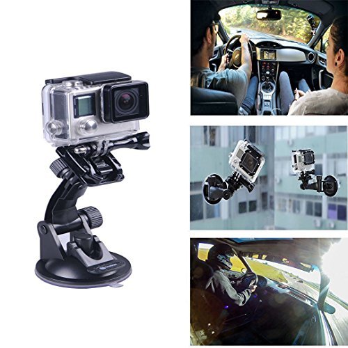 Smatree Suction Cup Mount for GoPro Hero 6/5/4/3+/3/2/1/Session