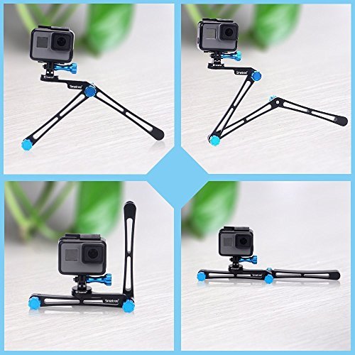 Smatree X1 Aluminium Foldable Multi-functional Pole/Monopod 3-Way Adjustable Selfie Stick for GoPro Hero 6/5/4/3+/3/Session,Action Cameras