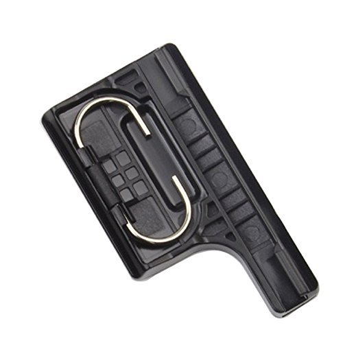 Smooth Surface Plastic Latch Rear Snap Waterproof Housing Case Snap Lock Buckle Replacement for Gopro HD Hero 4 / 3+ Housing Skeleton - Black
