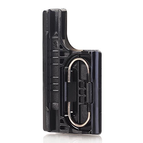 Smooth Surface Plastic Latch Rear Snap Waterproof Housing Case Snap Lock Buckle Replacement for Gopro HD Hero 4 / 3+ Housing Skeleton - Black
