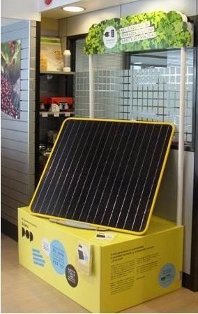 Solaris POP - Plug & Play 160 Watt Solar Panel, Portable and Do It Yourself (Yellow)