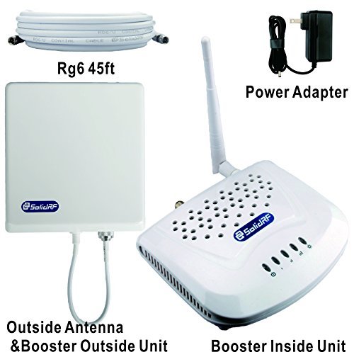 SolidRF SOHO 850 MHz / 1900 MHz Dual Band Cell Phone Signal Booster for Home and Office