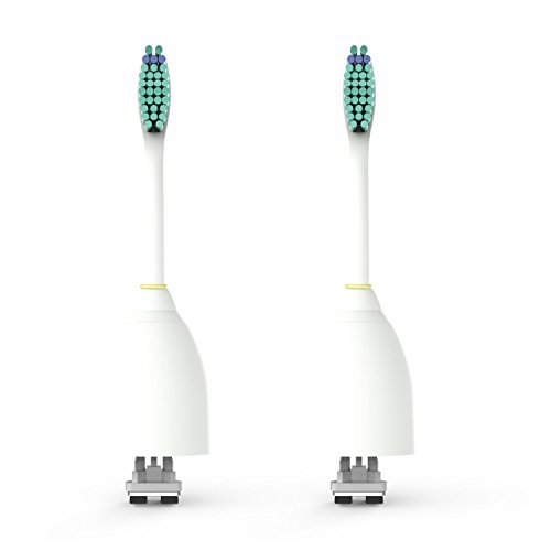 SoniForce Premium Standard Size Replacement Toothbrush Heads for Philips Sonicare e-Series HX7022, 2 pack, fits Sonicare Advance, CleanCare, Elite, Essence and Xtreme Philips Brush Handles 