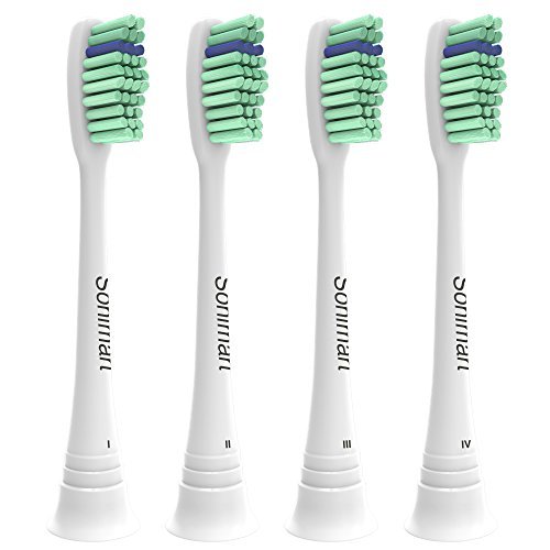 Sonimart Premium Replacement Toothbrush Heads for Philips Sonicare ProResults, 4 pack, fit...